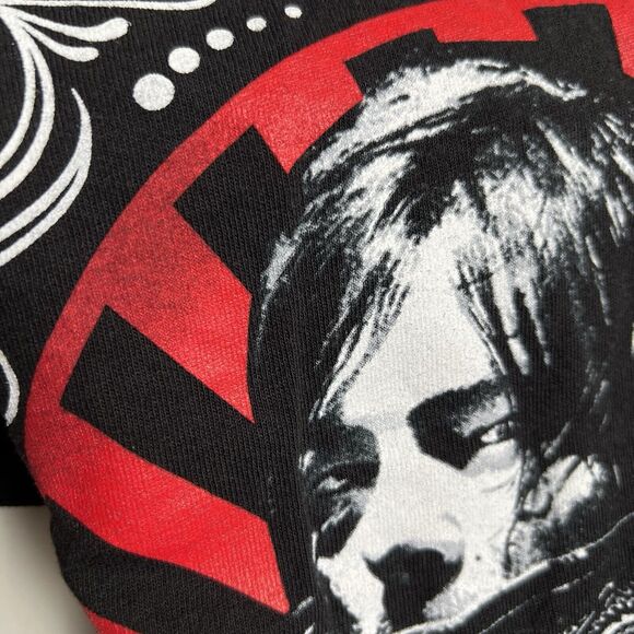 AMC The Walking Dead Fight The Dead Fear The Living Adult Large Black T-Shirt. - Picture 8 of 8